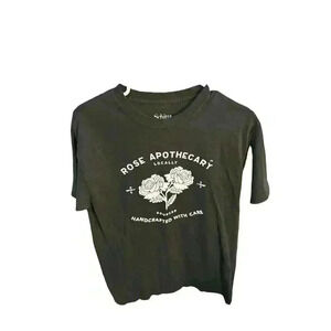Schitt$ Creek 2021 Black Unisex T-shirt With Rose Apothecary on it.  Pre-Owned S